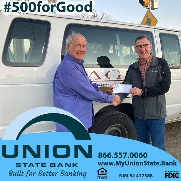 Union State Bank Do Good Day grant provides community donations
